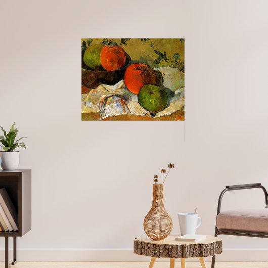 Poster Paul Gauguin - Pommes et bol (Salon 3)