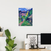 Poster Paul Gauguin - Rue à Tahiti (Bureau à domicile)
