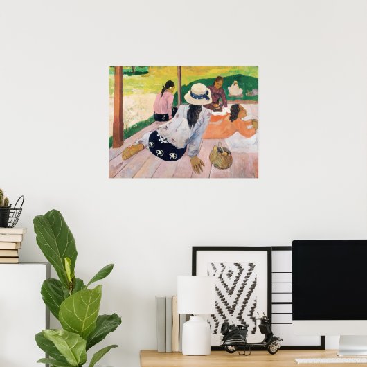 Poster Paul Gauguin Siesta Peinture Art Print (Bureau à domicile)