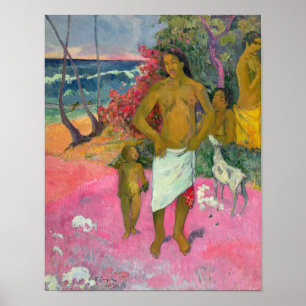 Poster Paul Gauguin   une promenade par la mer, 1902