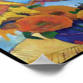 Poster Paul Gauguin Vincent van Gogh Peinture tournesols (Coin)