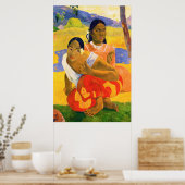 Poster Paul Gauguin "When will you marry?" (Cuisine)