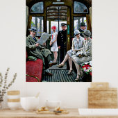 Poster Paul-Gustave Fischer - Tramway de Copenhague (Cuisine)