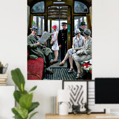 Poster Paul-Gustave Fischer - Tramway de Copenhague (Bureau à domicile)