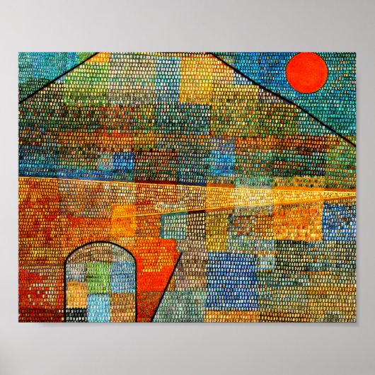 Poster Paul Klee, Ad Parnassus, (Devant)