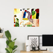 Poster Paul Klee - Aquarelle pathétique (Bureau à domicile)