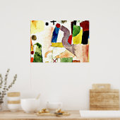 Poster Paul Klee - Aquarelle pathétique (Cuisine)