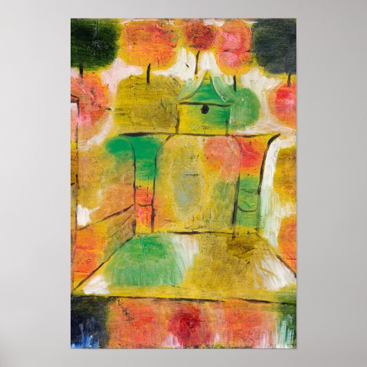 Poster Paul Klee architecture (Devant)