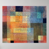 Poster Paul Klee, Architecture polyphonique,  (Devant)