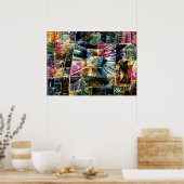Poster Paul Klee Art : Architecture des kiosques (Cuisine)