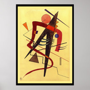 Poster Paul Klee Art : Chaleureux, célèbre peinture abstr