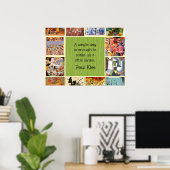 Poster Paul Klee Art Collage with Quotation (Bureau à domicile)