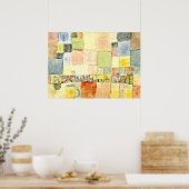 Poster Paul Klee art - Neuer Stadtteil en M (Cuisine)