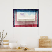 Poster Paul Klee art: Resting, painting by Paul Klee (Cuisine)