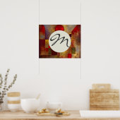 Poster Paul Klee Ballons rouges Art coloré Abstrait (Cuisine)