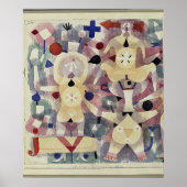 Poster Paul Klee, Carnaval dans la neige, (Devant)