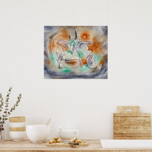 Poster Paul Klee - Chien Hurleur,