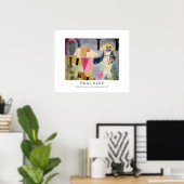 Poster Paul Klee, Colonnes noires dans un paysage - Art f (Bureau à domicile)