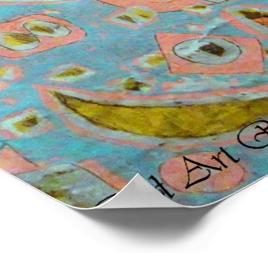 Poster Paul Klee Efflorescence (Coin)