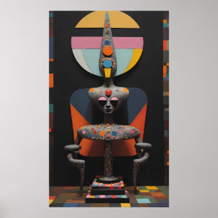 Poster Paul Klee Est Assis Ici