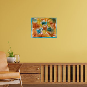 Poster Paul Klee, Fascade Brun-vert,
