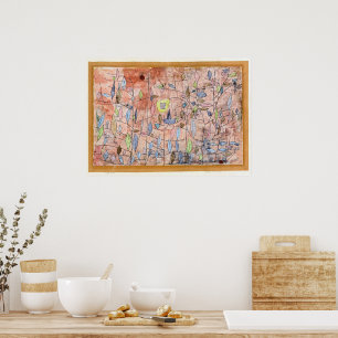 Poster Paul Klee, Feuillage clairsemé,