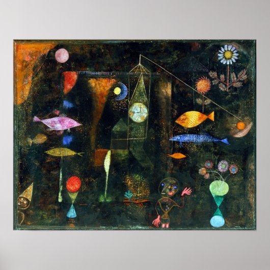 Poster Paul Klee Fish Magic (Devant)