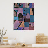 Poster Paul Klee, Jardin oriental (Cuisine)