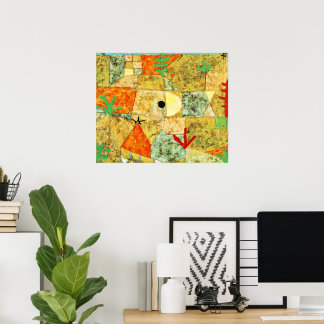 Poster Paul Klee - Jardins du Sud,
