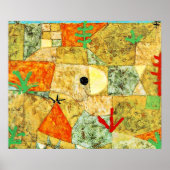 Poster Paul Klee - Jardins du Sud, (Devant)