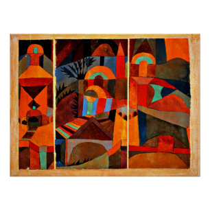 Poster Paul Klee - Jardins du Temple