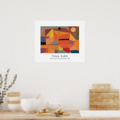 Poster Paul Klee, Joyful Mountain Landcape - Art (Cuisine)