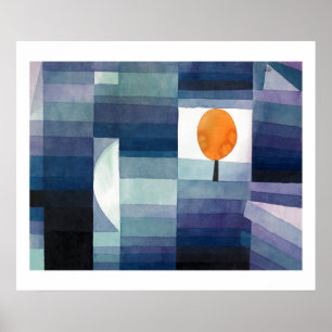 POSTER : PAUL KLEE : LE HARBINER D'AUTOMNE