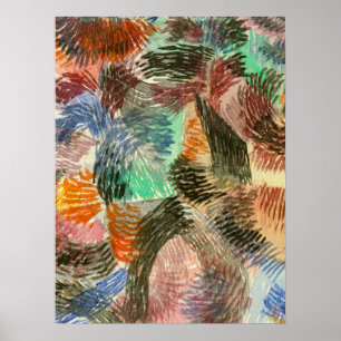 Poster Paul Klee : Libido de la forêt