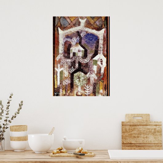 Poster Paul Klee - Maisons d'été (Cuisine)