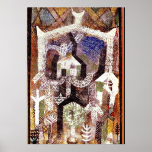 Poster Paul Klee - Maisons d'été