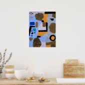 Poster Paul Klee Peinture Abstraite Art moderne (Cuisine)