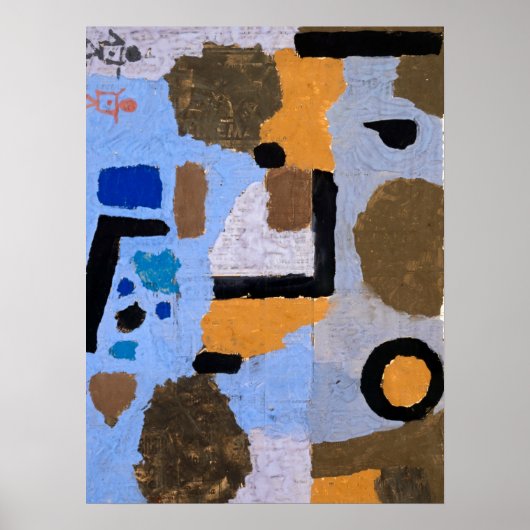 Poster Paul Klee Peinture Abstraite Art moderne (Devant)