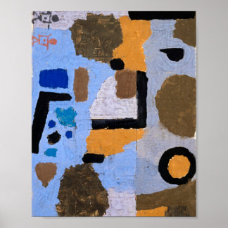 Poster Paul Klee Peinture Abstraite Art moderne