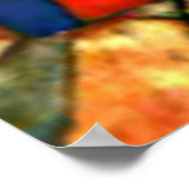 Poster Paul Klee peinture, Avec l'oeuf (Coin)