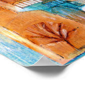 Poster Paul Klee peinture, Fascade Brown-vert (Coin)