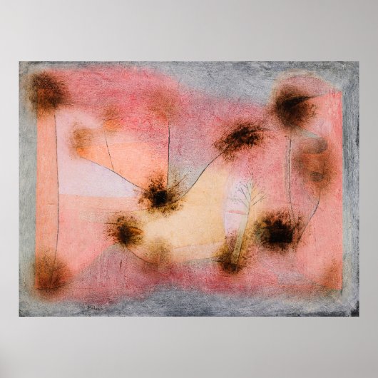 Poster Paul Klee - Plantes Rustiques (Devant)