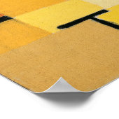 Poster Paul Klee - Signes En Jaune (Coin)