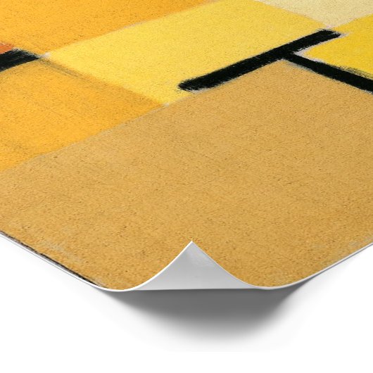 Poster Paul Klee - Signes En Jaune (Coin)