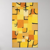 Poster Paul Klee - Signes En Jaune (Devant)
