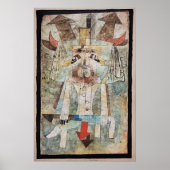 Poster Paul Klee - The Wild Man, (Devant)