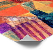 Poster Paul Klee - Ville aux trois domaines (Coin)