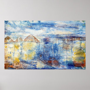 Poster Paul Klee Vista A Una Plaza