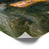 Poster Paul Monet lisant, œuvre d'art populaire, (Coin)
