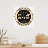 Poster Paul Revere (Cuisine)